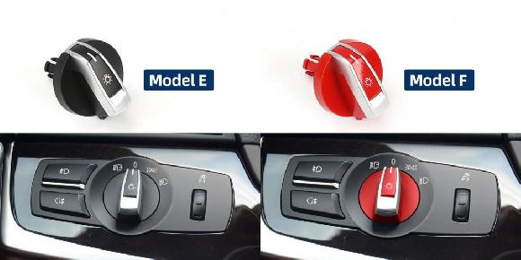 ヘッドライト スイッチ ボタン ライト コントロール パネル フォグ ライト スイッチ 適用: BMW 5 6 7シリーズ X3 X4 F02 F10 F18 F07 F06 F25 F26 タイプE・タイプF SR-CC-7773 Interior parts for cars