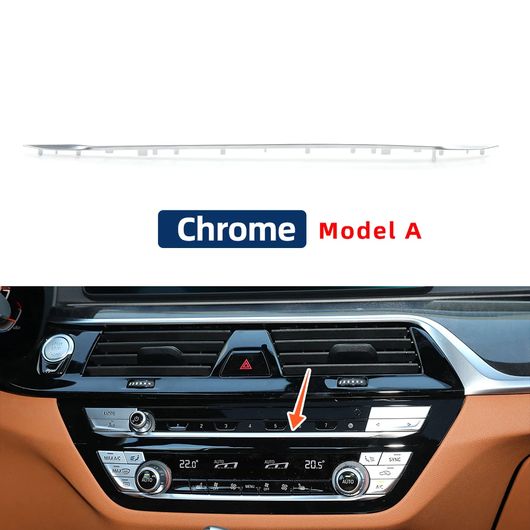 適用: BMW 5 6 7シリーズ G38 G30 G32 G12 フロント リア エアコン ラジオ パネル メッキ ストリップ 装飾 トリム ストリップ フロント 1ピース SR-CC-8018 Interior parts for cars｜オートパーツエージェンシー