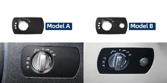適用: メルセデス ベンツ W171 1715450304 ヘッドライト スイッチ パネル SLK レベル ヘッドライト コントロール スイッチ カバー ヘッドライト スイッチ カバー タイプA・タイプB SR-CC-8211 Interior parts for cars
