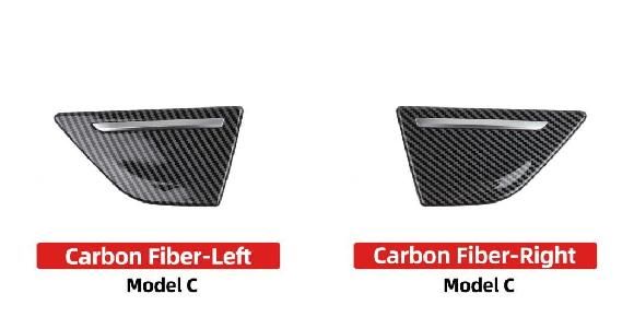 適用: BMW 7シリーズ 730LI 740Li 750Li 760Li 2016-2022 G11 G12 3 カラー インテリア リア ドア 灰皿 カバー ライナー ケース モデルC カーボン 左・モデルC カーボン 右 SR-CC-8468 Interior parts for cars