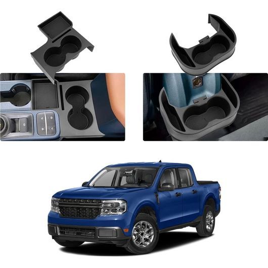 センター コンソール カップホルダー 適用: フォード/FORD マーベリック 2022-2024 ストレージ ボックス インテリア 装飾 ブラック SR-CC-9179 Interior parts cars