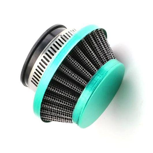 ポケット バイク 47/49CC 44MM オートバイ エア フィルター ミニ ダート バイク キャブレター クリーナー ゴールド～グリーン(シアン) SR-CC-9252 Motorcycle parts