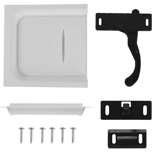 スクリーン ドア スライド パネル スクリーン ドア ラッチ ハンドル キット 12 パネル 適用: RV ホワイト SR-CC-9255 Car parts｜オートパーツエージェンシー