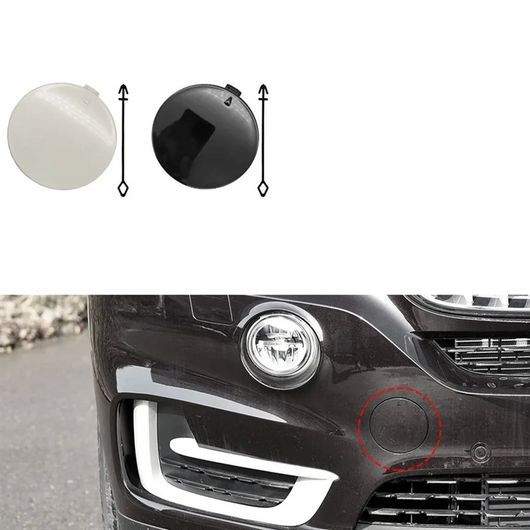 牽引フック カバー 適用: BMW X5 F15 2013-2018 51117378591 フロント バンパー ホワイト ホワイト SR-CC-9523 Exterior parts for cars