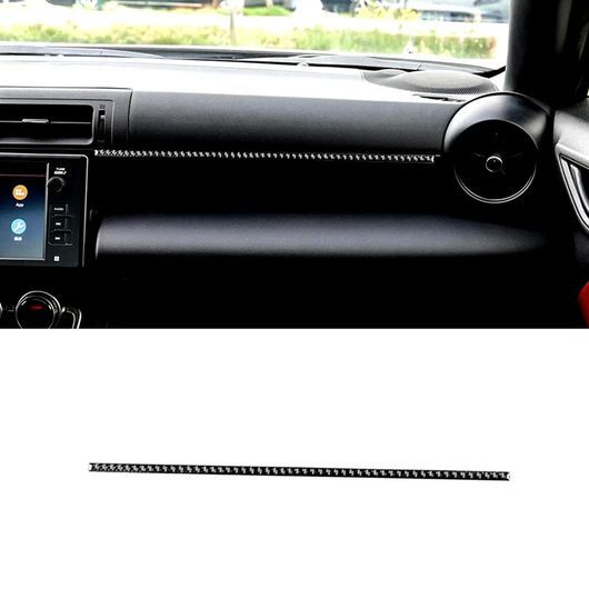 インテリア アクセサリー カーボン 助手席 ダッシュボード ストリップ トリム ステッカー 適用: トヨタ GR86 適用: スバル BRZ 2022-2025 カーボン パターン SR-CC-9784 Interior parts for cars