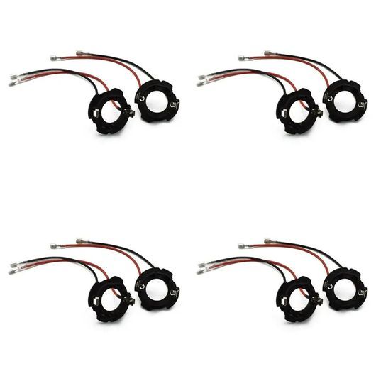 H7 LED アダプタ 適用: MK5 ジェッタ ゴルフ 5 ベース ヘッドライト ホルダー ワイヤー 8ピース D119A SR-DD-0273 Car parts