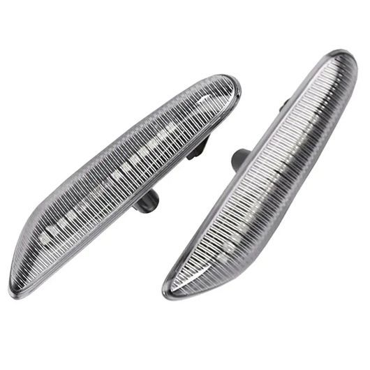 適用: BMW シーケンシャル LED サイド マーカー 2ピン インターフェース 63137253326 適用: 1/3/5シリーズ X1 E84 X3 E83 クリスタル SR-DD-0477 Car light｜オートパーツエージェンシー