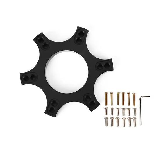 適用: スラストマスター T300RS コンパチブル 70mm アルミニウム ホイール スペーサー アダプタ プレート リング アップグレード 13/14 ステアリング ホイール アダプタ ベース SR-DD-0677 Car parts 11,458円