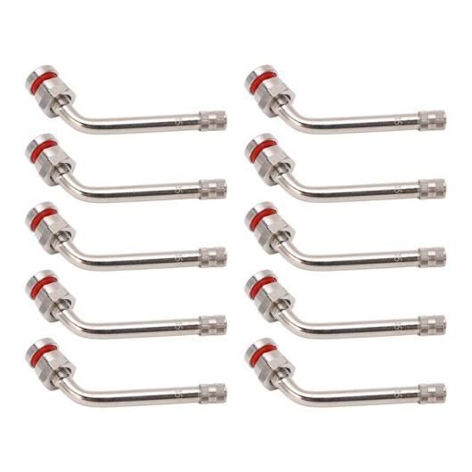 TR545D 10ピース タイヤ バルブ ステム 60 度 適用: アルコア 22.5インチ & 24.5インチ アルミニウム ホイール タイプ001 SR-DD-0689 Car parts
