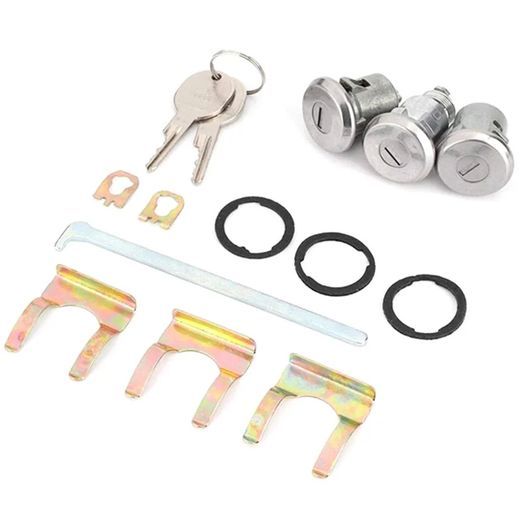 ドア トランク キー キット ドア ロック シリンダー セット 2キー 654394765282 適用: ビュイック/BUICK シボレー/CHEVROLET ポンティアック/PONTIAC オールズモビル カトラス SR-DD-1660 Car parts｜オートパーツエージェンシー