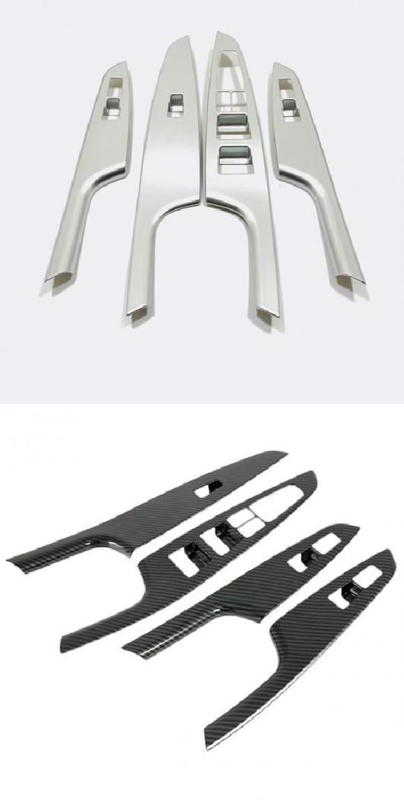 適用: ヒュンダイ/現代/HYUNDAI ツーソン 2015-2019 2020 インテリア トリム オート ABS マット インサイド ドア ハンドル パワー ウインドウ ABS マット・カーボンファイバー SR-AA-3236 Interior parts for cars｜オートパーツエージェンシー