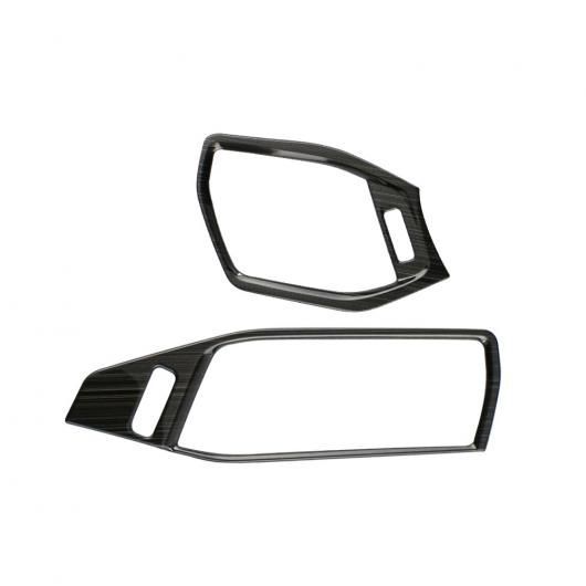 適用: フォード/FORD フォーカス 4 MK4 2019-2023 左ハンドル用 フロント エアコン 吹き出し口 トリム 2ピース エアコン吹き出し口 ステッカー 装飾 カバー アクセサリー 起毛 ブラック SR-DD-3286 Interior parts cars|オートパーツエージェンシー