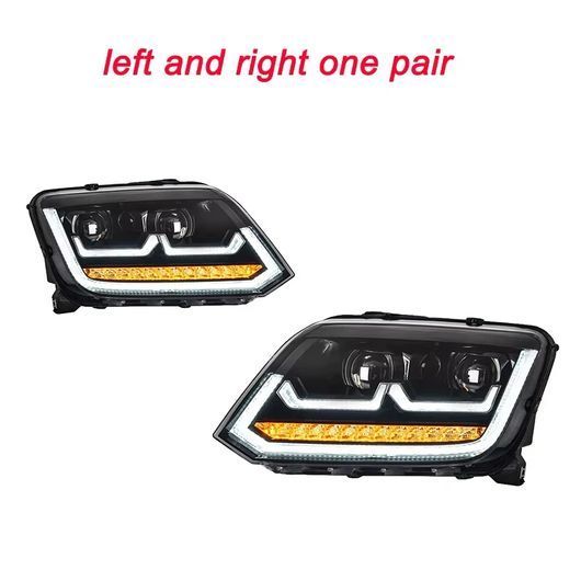 適用: VW アマロック LED ヘッドライト 2008-2020 アマロック LED プロジェクター ヘッドランプ デイタイムランニングライト 自動車 アクセサリー LED ヘッドライト 1ペア SR-DD-3533 Car light｜オートパーツエージェンシー