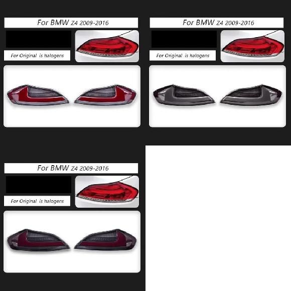 適用: BMW Z4 E89 テールライト 2009-2016 Z4 フル LED テール ランプ ダイナミック ターンシグナルライト テールライト アセンブリ レッド～ブラックレッド 1ペア SR-DD-3519 Car light｜オートパーツエージェンシー