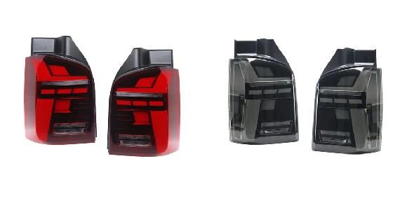 適用: VW マルチバン カラベル T5 テールライト 2011-2015 LED テール ランプ ダイナミック ターンシグナルライト テールライト アセンブリ レッド・スモーク 1ペア SR-DD-3573 Car light|オートパーツエージェンシー
