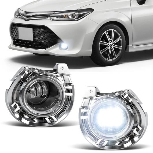 フォグランプ アセンブリ 適用: トヨタ カローラ アクシオ 2015 2016 2017 フォグライト フロント バンパー ドライビング ライト カバー ワイヤー 12V LED ホワイト レンズ SR-DD-3752 Car light｜オートパーツエージェンシー