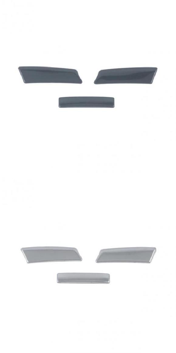 適用: シュコダ オクタヴィア MK4 RS プロ 2021 2022 インテリア アクセサリー フロント 通気口 ベゼル ストリップ 装飾 ガーニッシュ トリム カバー ブラック・シルバー カラー SR-AA-3329 Interior parts for cars