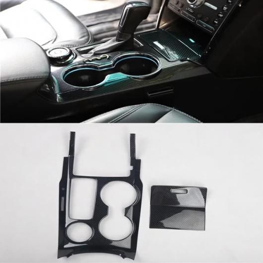 適用: フォード/FORD エクスプローラー 2016 2017 2018 ABS カーボンファイバー ギア シフト パネル カバー トリム インテリア ウインドウ ドア ギア ギア シフト パネル 左ハンドル用 SR-AA-3422 Interior parts cars