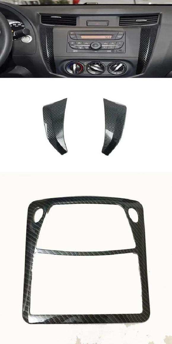 インテリア アクセサリー 適用: 日産 ナバラ NP300 ST 2014-2020 MT AT ギア シフト パネル インナー ドア ハンドル センター ストリップ パネル・リード ライト カバー SR-AA-0264 Interior parts for cars