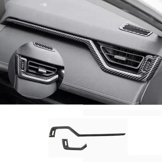 適用: トヨタ RAV4 RAV 4 2019-2022 2023 カーボンファイバー インテリア アクセサリー コンソール ギア シフト パネル ウインドウ スイッチ カバー センター コントロール ストリップ SR-AA-3565 Interior parts for cars｜オートパーツエージェンシー