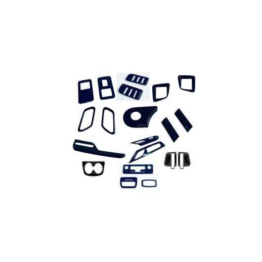適用: 日産 セレナ C28 2022 2023 インテリア アクセサリー ABS ブラック ウインドウ スイッチ カバー トリム エアコン 吹き出し口 フレーム カップホルダー フル セット SR-AA-3561 Interior parts for cars