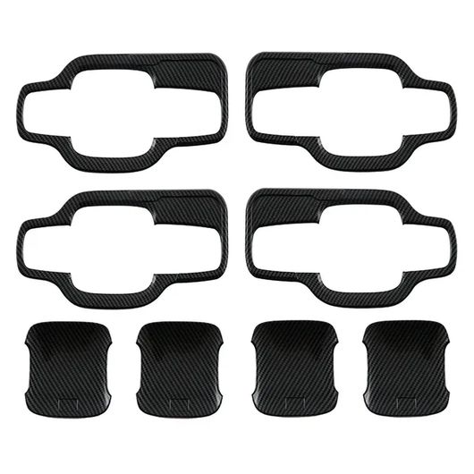 適用: フォード/FORD レンジャー エベレスト 2023 2024 ABS カーボンファイバー ドア プロテクター ドア ハンドル フレーム カバー エクステリア トリム ドア ボウル SR-AA-3643 Exterior parts cars｜オートパーツエージェンシー