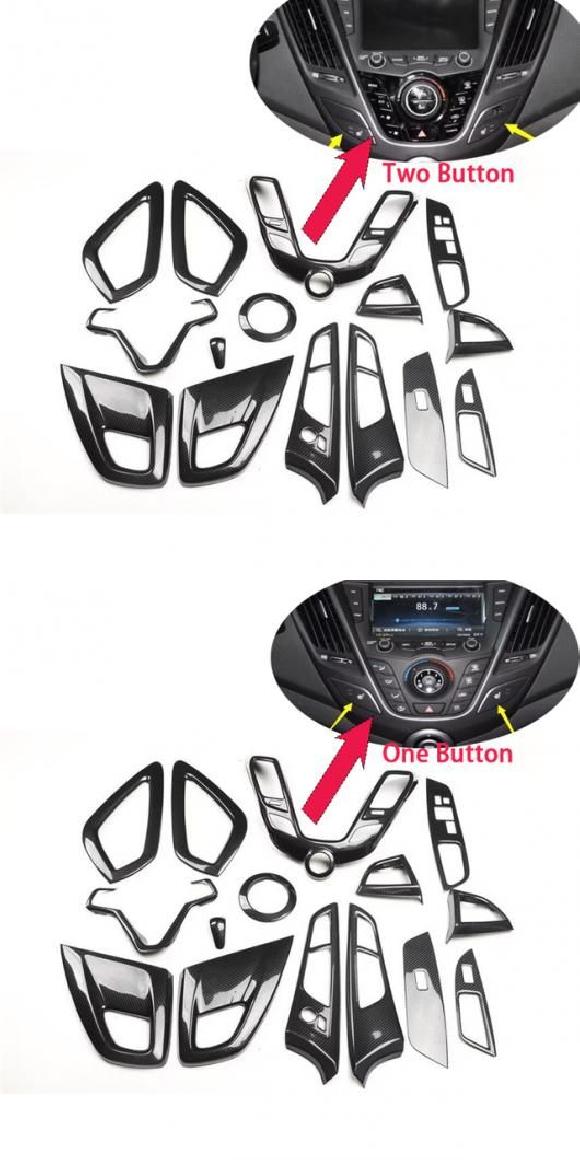 左ハンドル用 適用: ヒュンダイ/現代/HYUNDAI ヴェロスター 2011-2014 2015 2016 インテリア 装飾 ウインドウ スイッチ カバー センター コントロール 8点セット B・8点セット A SR-AA-3612 Interior parts for cars｜オートパーツエージェンシー