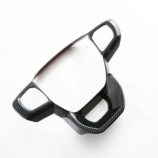 適用: フォード/FORD エベレスト レンジャー 2023 2024 ABS カーボンファイバー アクセサリー ステアリング ホイール ステッカー 装飾 カバー トリム インテリア スタイリング SR-AA-3645 Interior parts cars