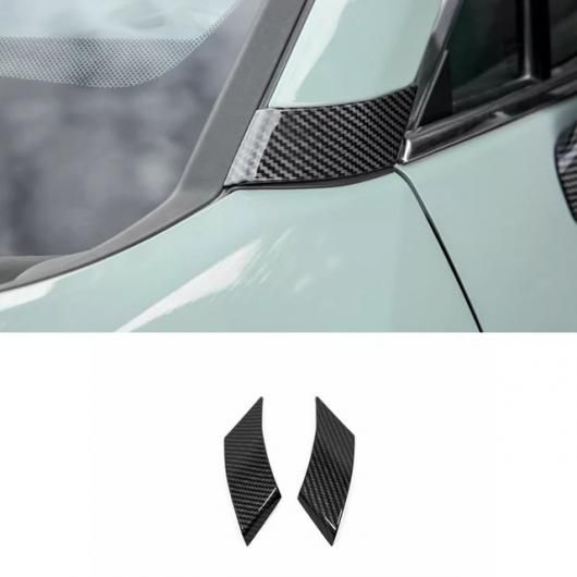 適用: トヨタ RAV4 RAV 4 2019-2022 2023 カーボンファイバー エクステリア アクセサリー スタイリング バックミラー ミラー ストリップ カバー トリム ドア ハンドル A ピラー カバー SR-AA-3688 Exterior parts for cars