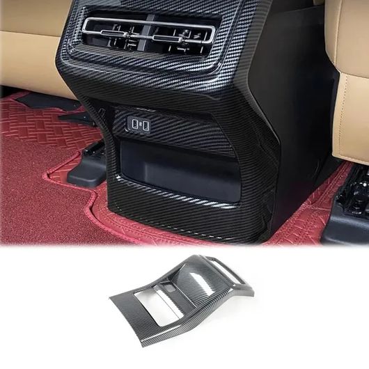 適用: 長安汽車 UNIK UNI-K 2021 2022 2023 アクセサリー カーボン セントラル コンソール ギア シフト パネル カバー ウインドウ スイッチ リフト トリム リア エアコン カバー SR-AA-3720 Interior parts for cars