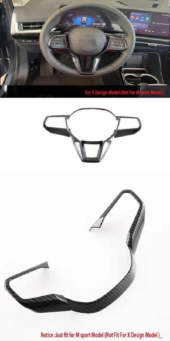 右ハンドル用 適用: BMW X1 U11 2023 2024 アクセサリー インテリア ドア パネル ウインドウ ボタン トリム ベゼル X デザイン ステアリング・Mスポーツ ステアリング カバー SR-AA-3764 Interior parts for cars
