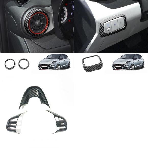 適用: ヒュンダイ/現代/HYUNDAI I10 N 2021 2022 セントラル コンソール ギア シフト パネル フロント ダッシュボード サイド エアコン カバー～ステアリング ホイール カバー SR-AA-3799 Interior parts for cars｜オートパーツエージェンシー