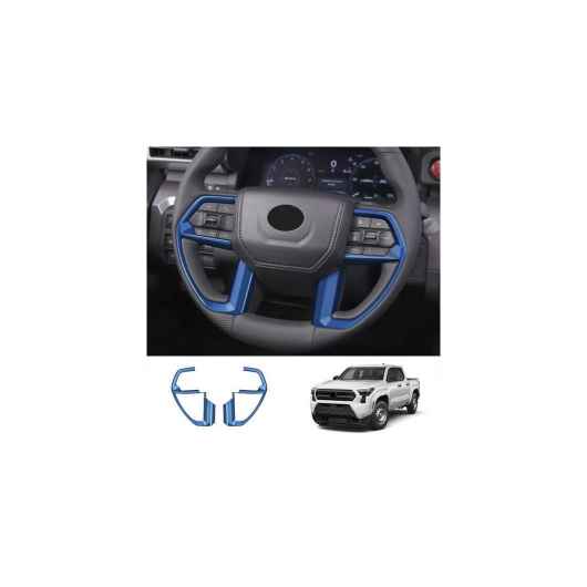 適用: トヨタ タコマ 2024 2025 ABS ブルー インテリア アクセサリー エアコン 吹き出し口 コンソール ギア シフト ヘッド ウインドウ リフト トリム ステアリング ホイール カバー SR-AA-3809 Interior parts for cars