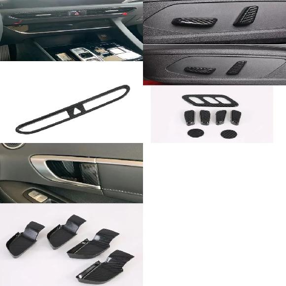 適用: ヒュンダイ/現代/HYUNDAI ソナタ DN8 2020-2022 2023 インテリア カーボンファイバー ギア シフト パネル ドア センター エアコン 吹き出し口~インナー ドア ボウル SR-AA-3890 Interior parts for cars|オートパーツエージェンシー