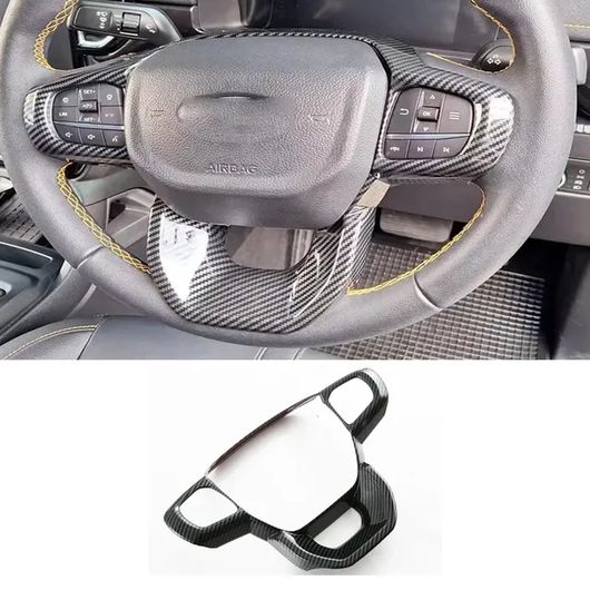 右ハンドル用 適用: フォード/FORD レンジャー 2023 2024 ABS カーボンファイバー ウインドウ スイッチ ボタン カバー エアコン 吹き出し口 ギア ボックス ステアリング ホイール カバー SR-AA-3945 Interior parts cars|オートパーツエージェンシー