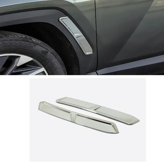 適用: ヒュンダイ/現代/HYUNDAI ツーソン NX4 2021-2023 2024 カーボンファイバー フロント リア ホイール アイブロー トリム サイド ボディ フェンダー ベゼル フロント クローム SR-AA-4086 Exterior parts for cars｜オートパーツエージェンシー