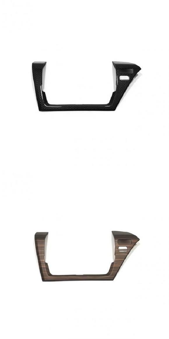 適用: トヨタ カムリ 2021 2022 2023 カーボンファイバー センター コンソール エアコン 吹き出し口 カバー トリム アクセサリー ABS カーボンファイバー・ABS 木目調 SR-AA-4042 Interior parts for cars