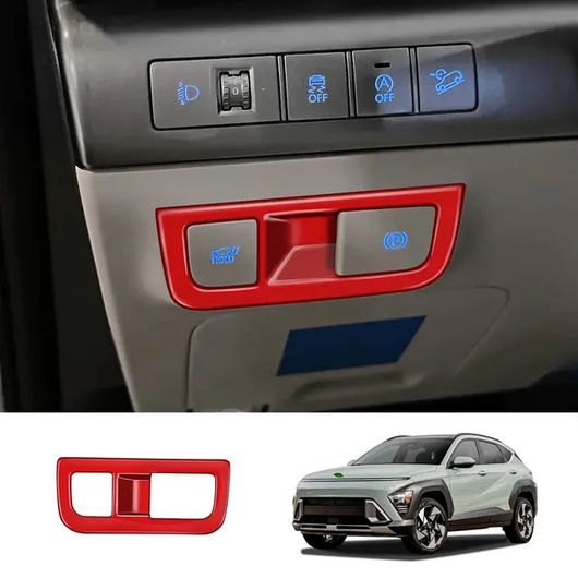 適用: ヒュンダイ/現代/HYUNDAI コナ 2024 2025 ABS レッド ギア シフト パネル カバー トリム ウインドウ スイッチ リフト パネル カバー トリム ヘッドライト スイッチ カバー SR-AA-0305 Interior parts for cars|オートパーツエージェンシー