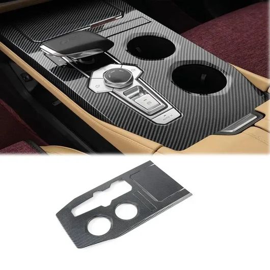 適用: 長安汽車 UNIK UNI-K 2021 2022 2023 カーボン セントラル コンソール ギア シフト パネル カバー ウインドウ スイッチ リフト トリム アクセサリー ギア シフト パネル SR-AA-0374 Interior parts for cars