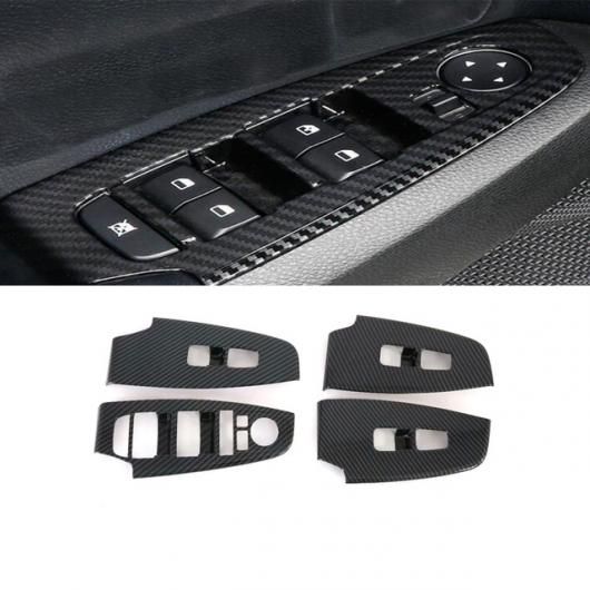 適用: 起亜 セルトス 2019-2021 2022 カーボンファイバー ウインドウ スイッチ カバー トリム ギア シフト パネル カップホルダー インテリア ウインドウ スイッチ 左ハンドル用 SR-AA-4148 Interior parts for cars