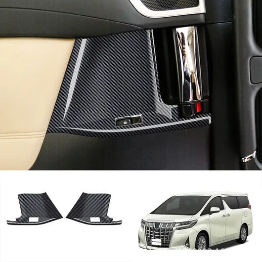 右ハンドル用 適用: トヨタ アルファード ヴェルファイア 30シリーズ 2015-2020 2021 ABS カーボンファイバー ウインドウ スイッチ パネル カバー トリム 2列目 ウインドウ スイッチ SR-AA-4150 Interior parts for cars｜オートパーツエージェンシー