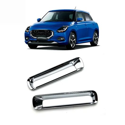 適用: スズキ スイフト ZC/ZDシリーズ 2024 2025 ABS クローム フロント リア フォグランプ 装飾 ライト バー カバー ステッカー トリム リア パーツ SR-AA-4183 Car light