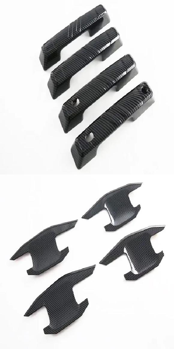 適用: フォード/FORD ブロンコ 2024 2025 ABS カーボンファイバー サイド ドア ハンドル カバー トリム 保護 キャップ カーボン ドア ハンドル・カーボン ドア ボウル SR-AA-4229 Car parts 10,403円