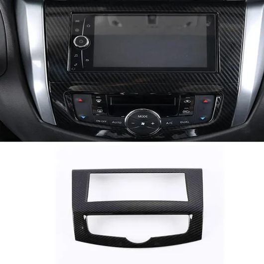 適用: 日産 ナバラ NP300 ST 2014-2020 センター ギア シフト パネル インナー エアコン ドア ハンドル ウインドウ スイッチ カバー トリム インテリア アクセサリー ナビゲーションカバー SR-AA-4241 Interior parts for cars