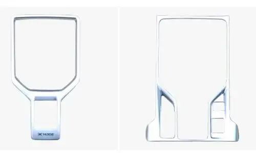 適用: スバル フォレスター SK 2019 2020-2022 カーボンファイバー ギア シフト パネル フレーム カバー トリム スタイリング ステッカー インテリア 2ピース マット 左ハンドル用 SR-AA-4248 Interior parts for cars