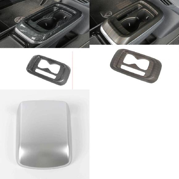 適用: フォルクスワーゲン/VOLKSWAGEN ID.4 CROZZ 2021 2022 フロント ドリンクホルダー ホルダー セントラル ドリンクホルダー カーボン～アームレスト パネル シルバー SR-AA-4534 Interior parts for cars