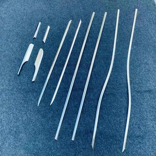 適用: トヨタ ランドクルーザー 250 プラド LC250 2024 2025 クローム ボトム ウインドウ モールディング カバー トリム ウインドウ 装飾 トリム スタイリング SR-AA-4795 Exterior parts for cars