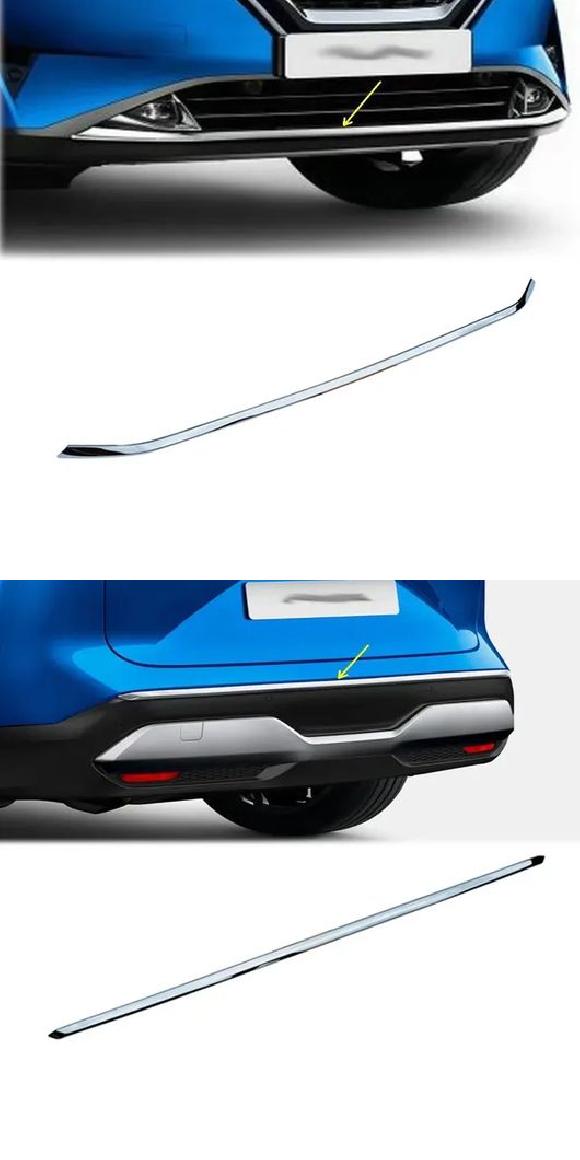 適用: 日産 キャシュカイ J12 2022 2023 2024 ABS クローム サイド ドア ボディ リア フロント バンパー バンパー トリム フロント バンパー カバー・リア バンパー SR-AA-4918 Exterior parts for cars