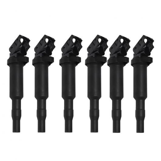 1-6ピース イグニッション コイル 適用: BMW E93 E92 E90 E88 F35 F33 F32 E60 F10 3.0L 2.5L 328i 128i 325i 330i 335LI 435i 523I 530i スペア パーツ 6ピース SR-AA-5100 ignition coil｜オートパーツエージェンシー 35,542円