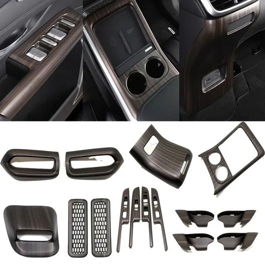 適用: シャオペン/XPENG G9 2022 2023 2024 ABS ピーチ ウッド ウインドウ ガラス リフト スイッチ パネル ドア ボウル カバー トリム インテリア アクセサリー 7セット SR-AA-0445 Interior parts for cars 42,474円